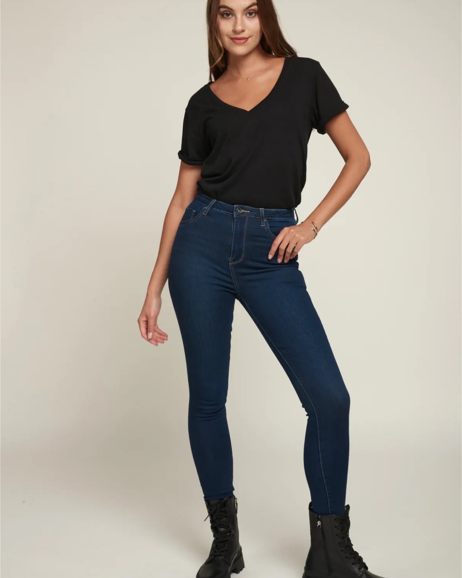 Toxik3 jeans donkerblauw